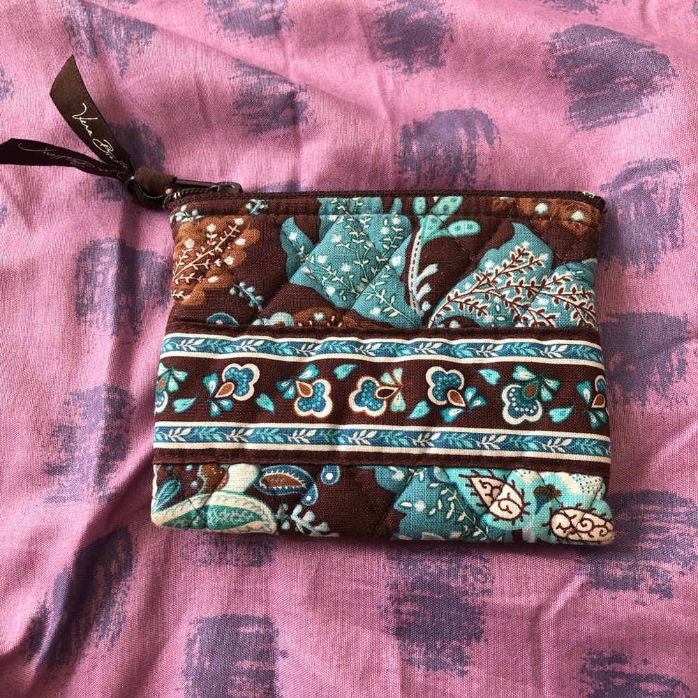 Vera Bradley Zipper Coin Purse - Java Blue